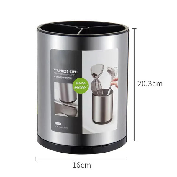 Rotating Cutlery stand Round