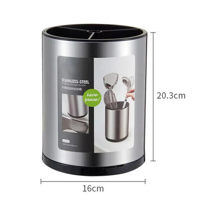Rotating Cutlery stand Round