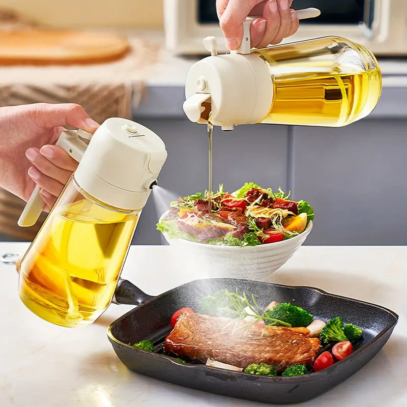 Oil spray bottle 2 in 1