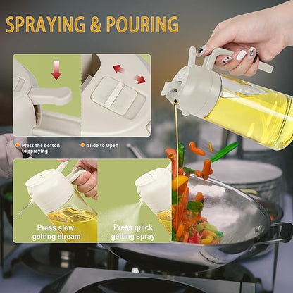 Oil spray bottle 2 in 1