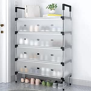 Dustproof shoe rack