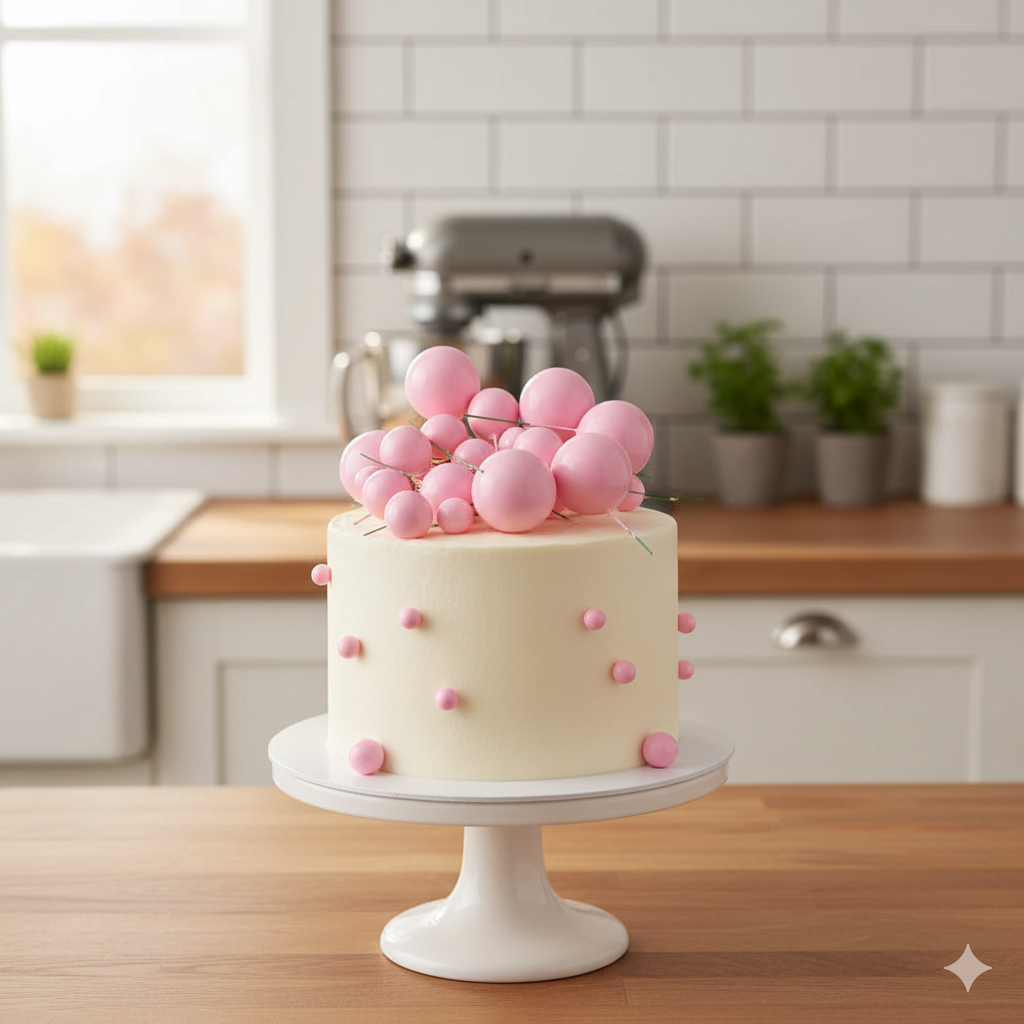 Artificial Baby Pink Faux Ball Topper 20Pcs Set HaveLock Shop