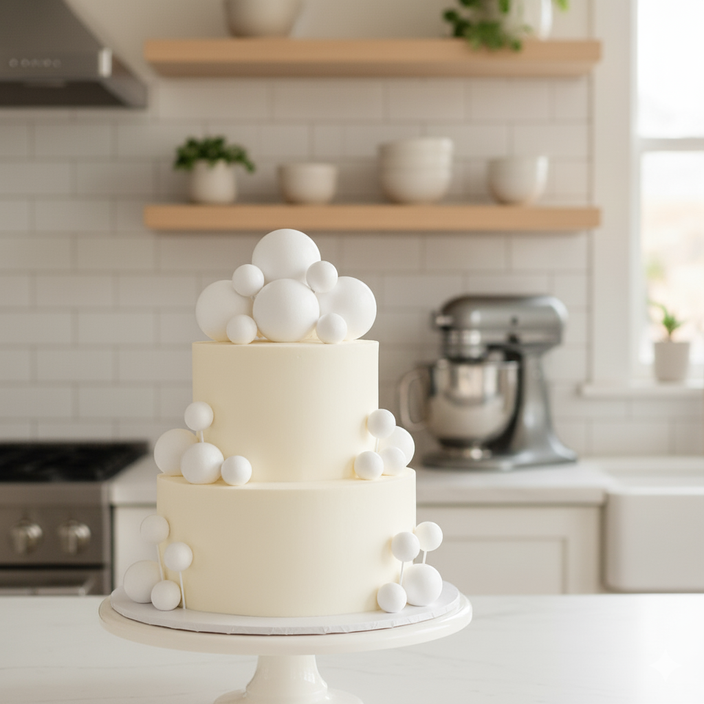 Artificial White Faux Ball Topper 20Pcs Set HaveLock Shop