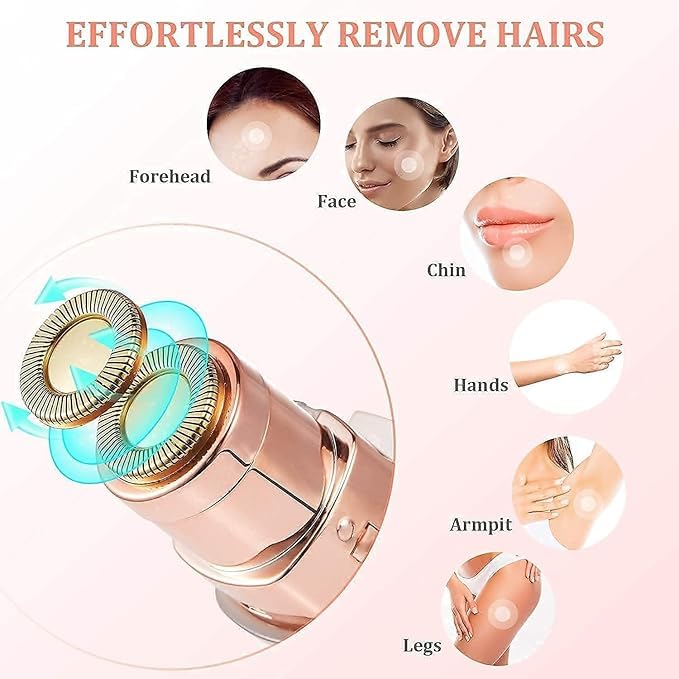 Rechargeable Flawless Facial Hair Removal Machine HaveLock Shop