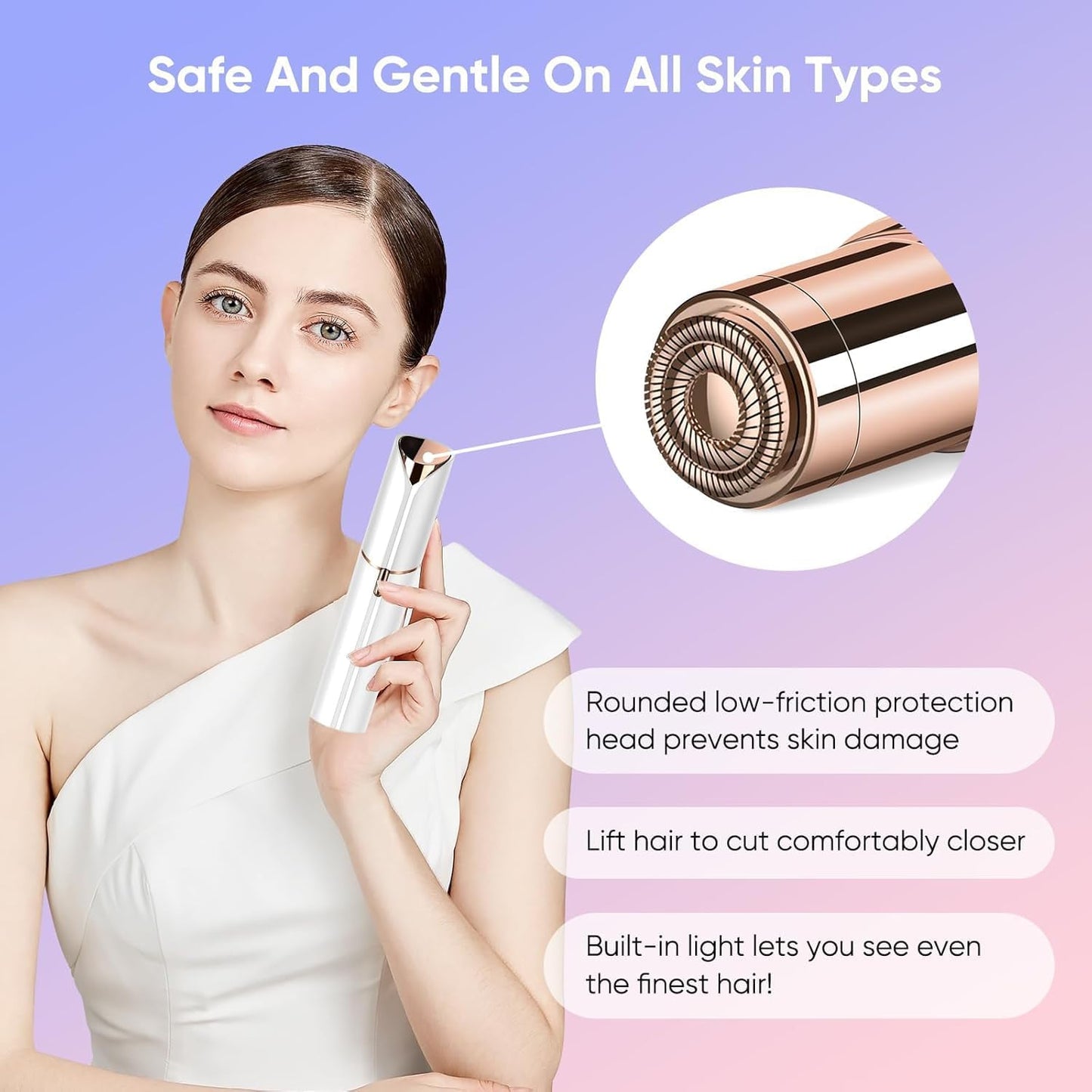 Rechargeable Flawless Facial Hair Removal Machine HaveLock Shop
