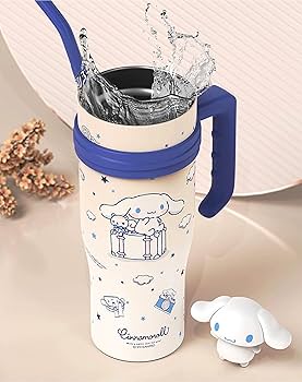 New 1200Ml Cartoon Sanrio My Melody Hello Kitty Thermos Cup High Capacity Kawaii Stainless Steel Water Cup Kuromi Sippy Cup HaveLock Shop