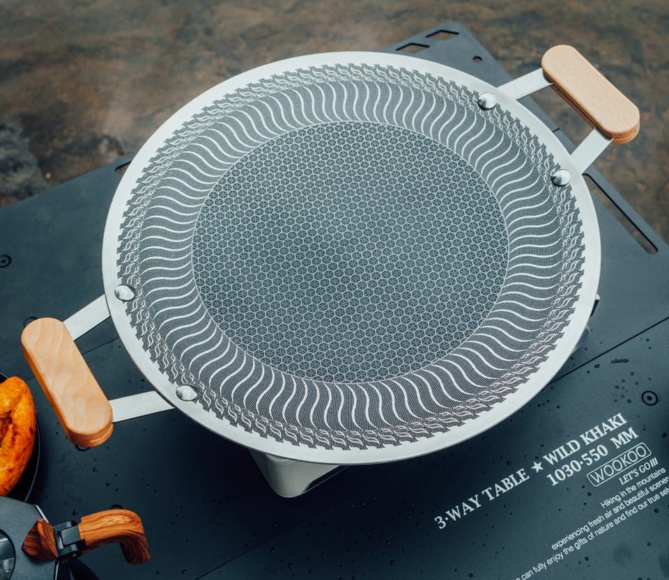 34cm Honeycomb Laser coating tawa double handle HaveLock Shop