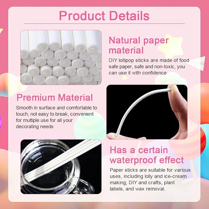 lollipop stick 15cm