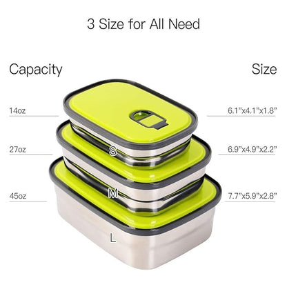 Lunch Box Set 3pcs