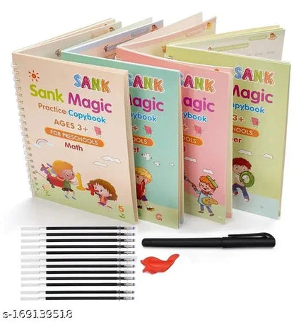 Sank Magic Book 4 Book 10 Refill 1 Pen 1 Grip) CCopybook HaveLock Shop