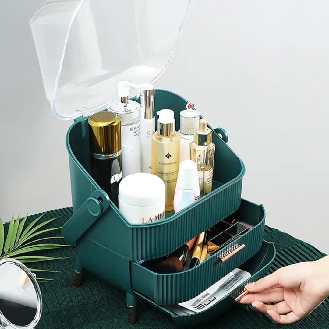Makeup Cosmetic Organizer with Handle and Drawers HaveLock Shop