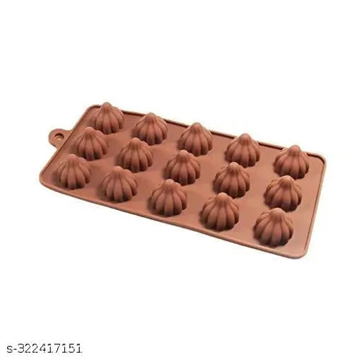 Silicone Chocolate Mold Momos shape - 15 Cavities HaveLock Shop
