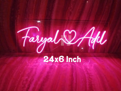 Any Customized NEON Sign Board - Neon Name Plate HaveLock Shop