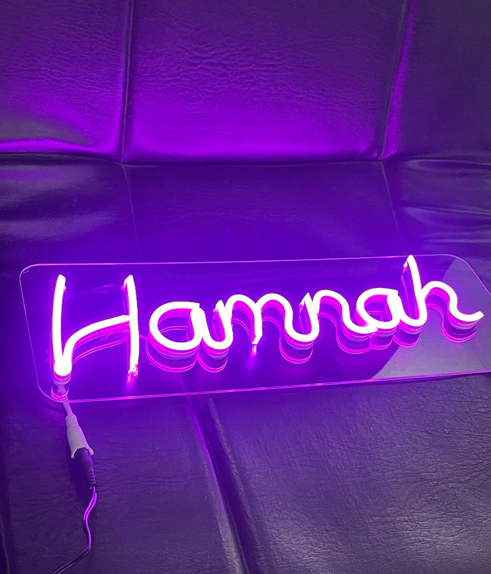Any Customized NEON Sign Board - Neon Name Plate HaveLock Shop