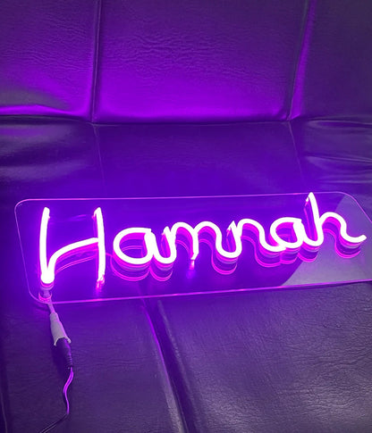 Any Customized NEON Sign Board - Neon Name Plate HaveLock Shop
