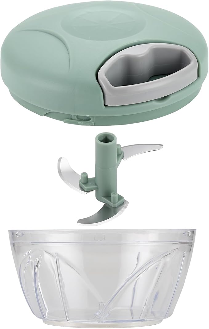 EOTIA Food Processor Manual Shredder Vegetable HAND Cutter Chopper 3 Blades - Rassi Chopperr