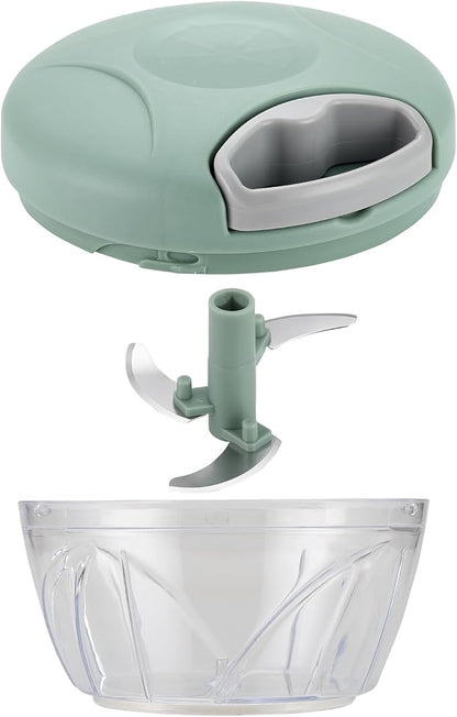 EOTIA Food Processor Manual Shredder Vegetable HAND Cutter Chopper 3 Blades - Rassi Chopperr