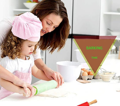 Silicon Dough Rolling Pin wooden Hnadle Havelockshop