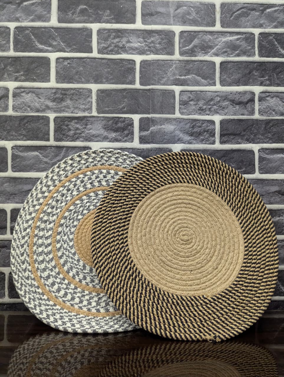 STRIPE ROPE PLATE MATT - Each pcs