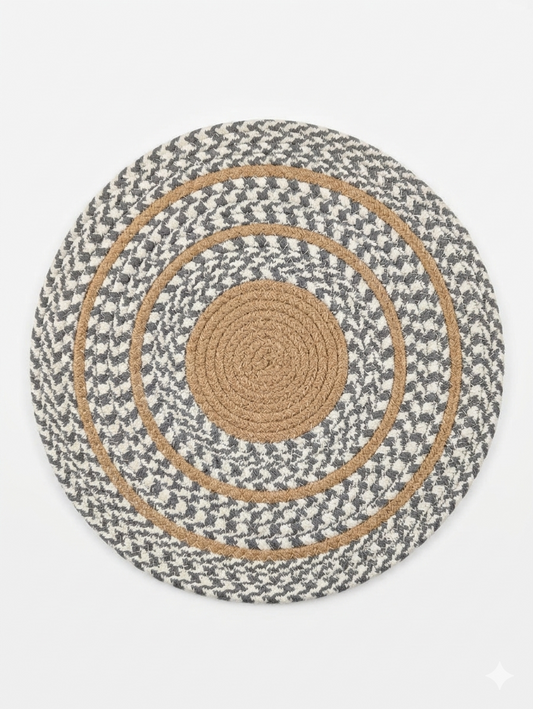 STRIPE ROPE PLATE MATT - Each pcs