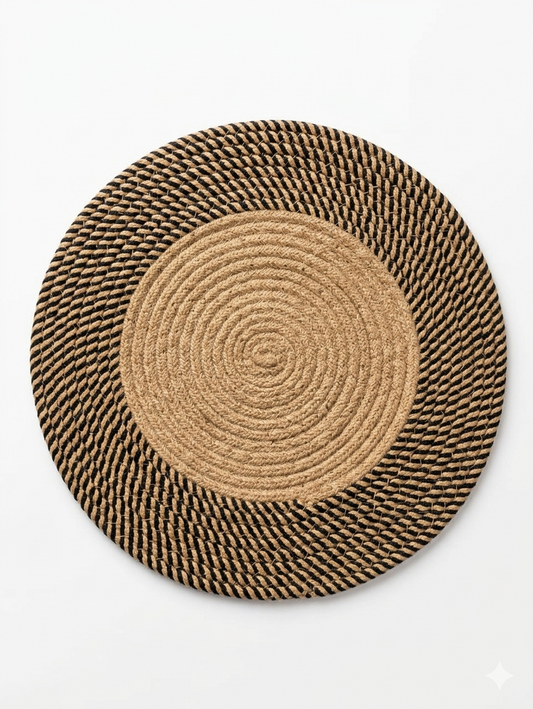 STRIPE ROPE PLATE MATT - Each pcs
