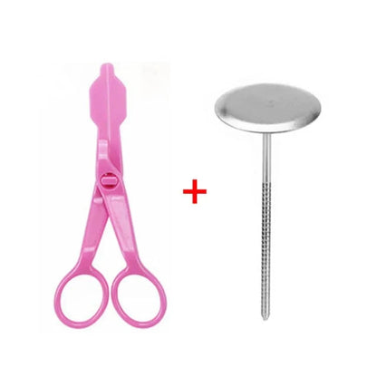 Scissor Flower Nail STEEL + SCISSOR 2PCS SET HaveLock Shop