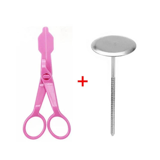 Scissor Flower Nail STEEL + SCISSOR 2PCS SET HaveLock Shop