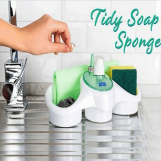 3 In 1 Soap Dispenser And Sponge Holder