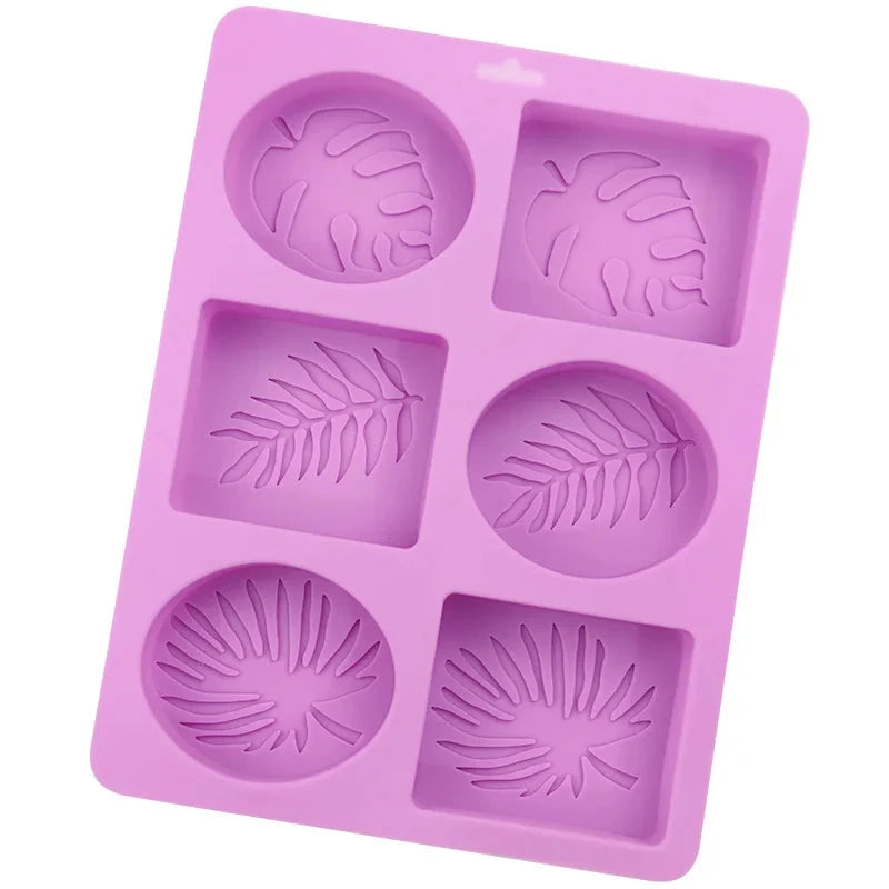 Round and Square Silicone Soap Mould 6 cavity HaveLock Shop