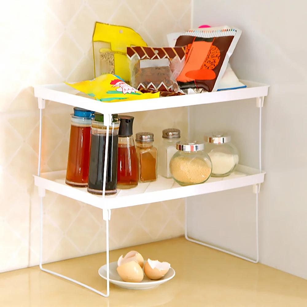 Stack Up Shelf with Steel Metal Leg - SINGLE LAYER HaveLock Shop