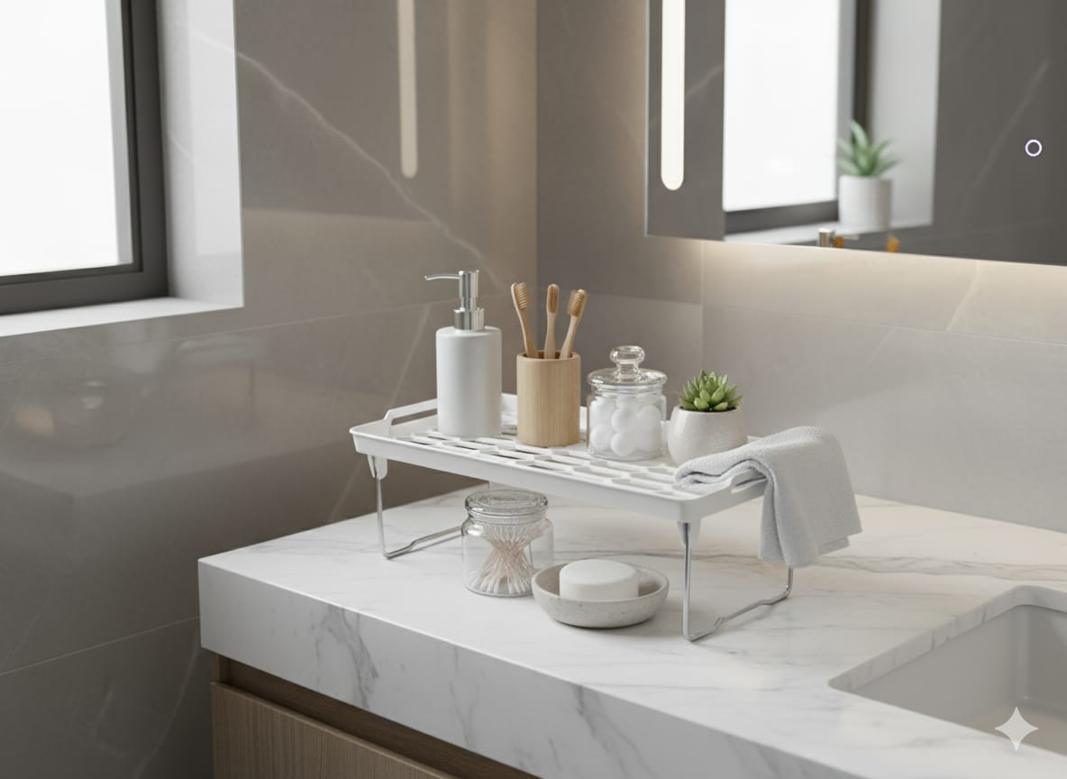 Stack Up Shelf with Steel Metal Leg - SINGLE LAYER HaveLock Shop