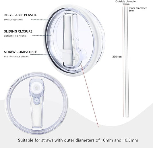 40oz Leak Proof Tumbler Lid With Straw HaveLock Shop