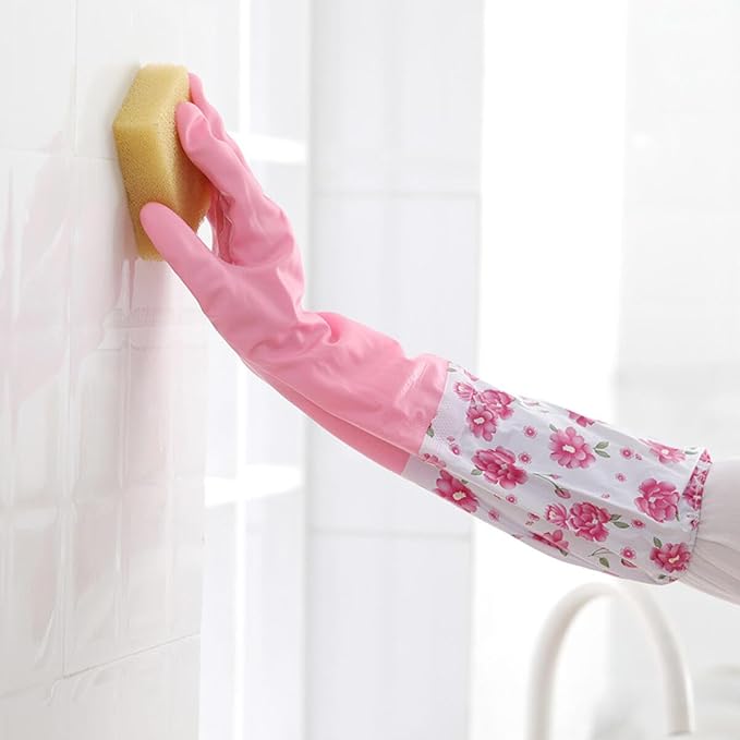 Long sleeve silicon dishwashing gloves HaveLock Shop