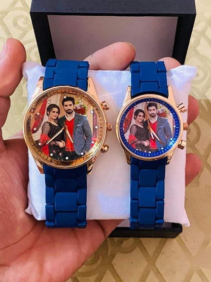 Customize Couple Chronograph Watch Name & Picture Watches HaveLock Shop